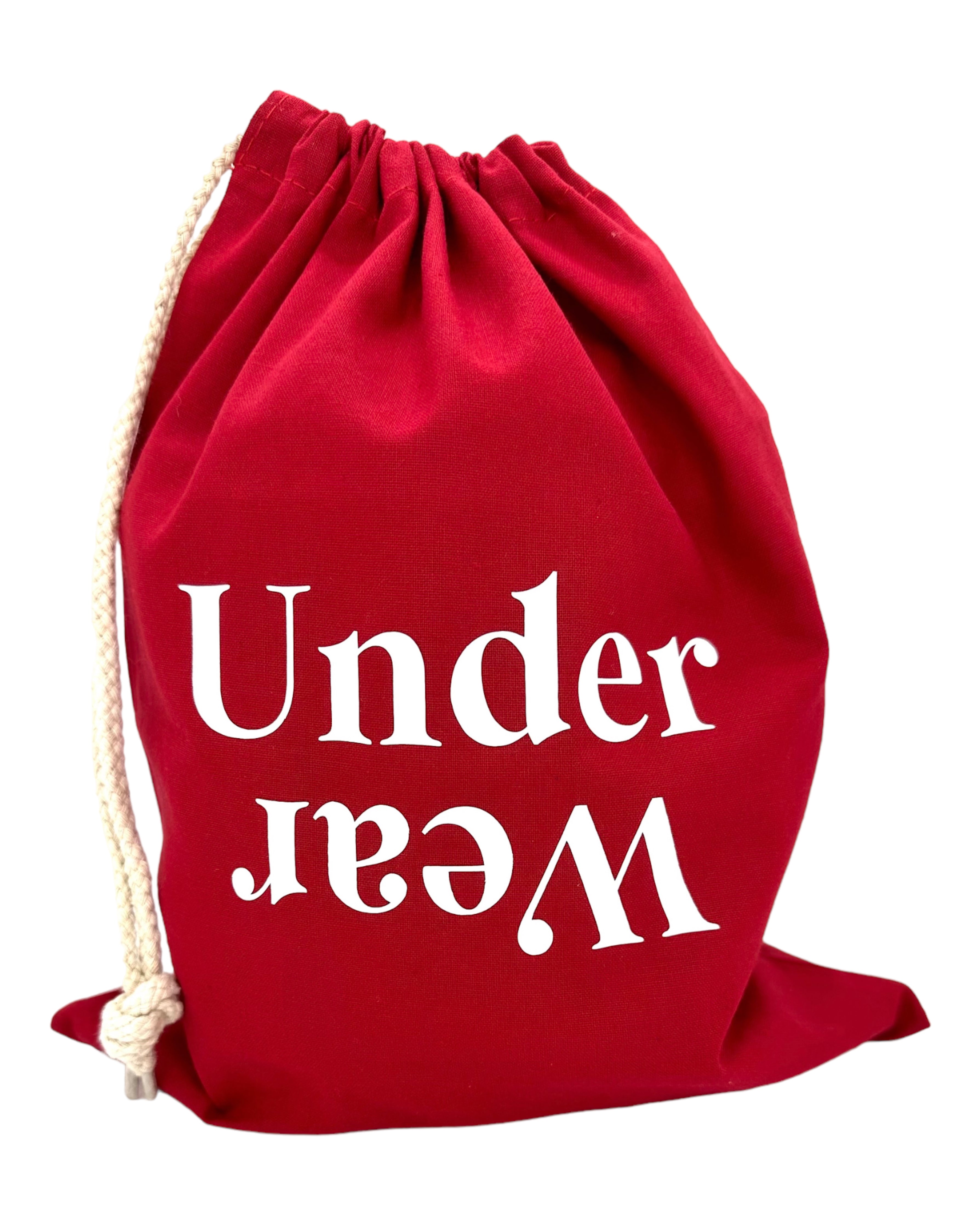 Pochon voyage underwear rouge Lolie'z