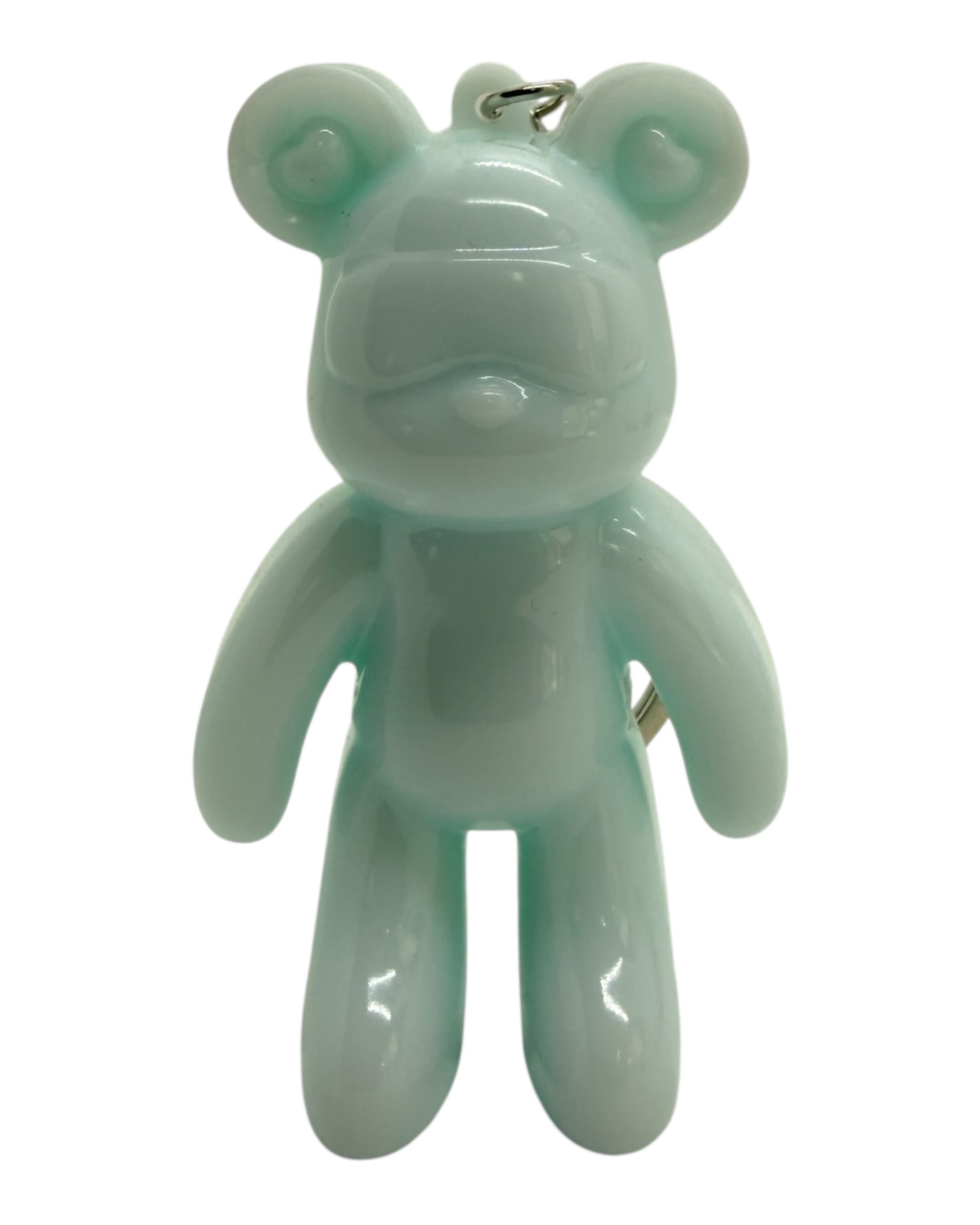 Urban Ted Blue Sky porte-clés bleu lumineux au design minimal.