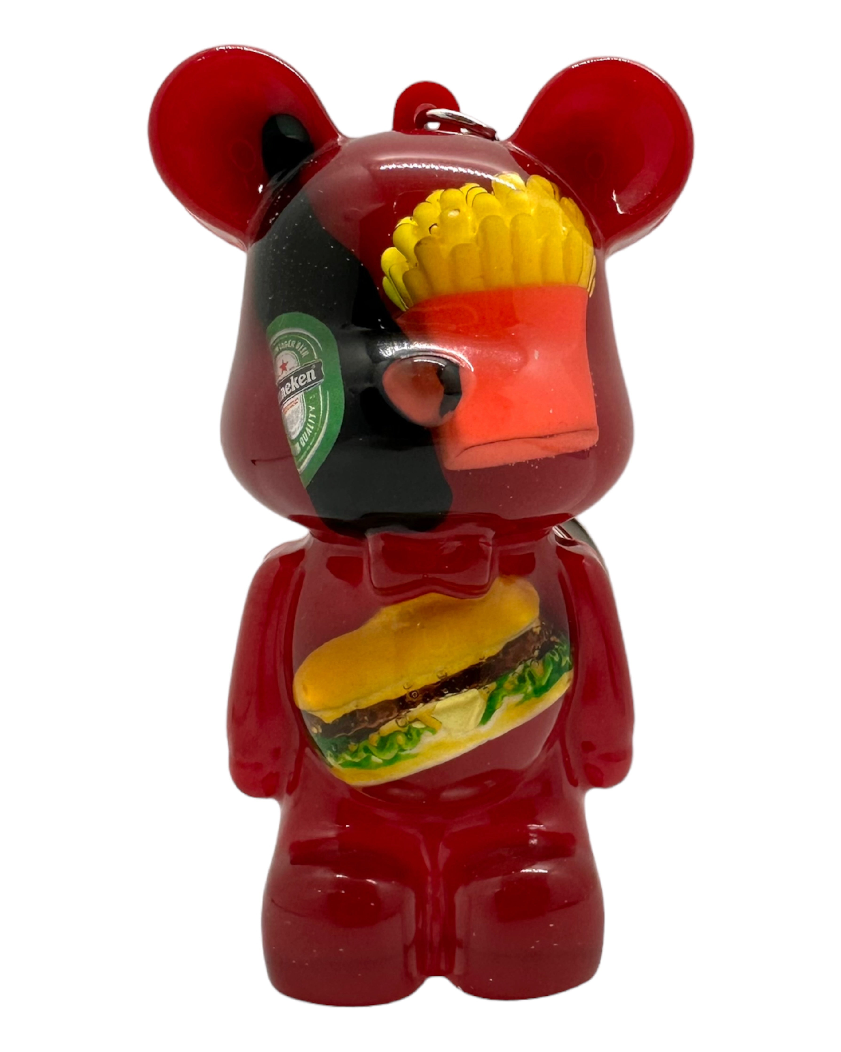 Porte clés big teddy'z lolie'z frite bière