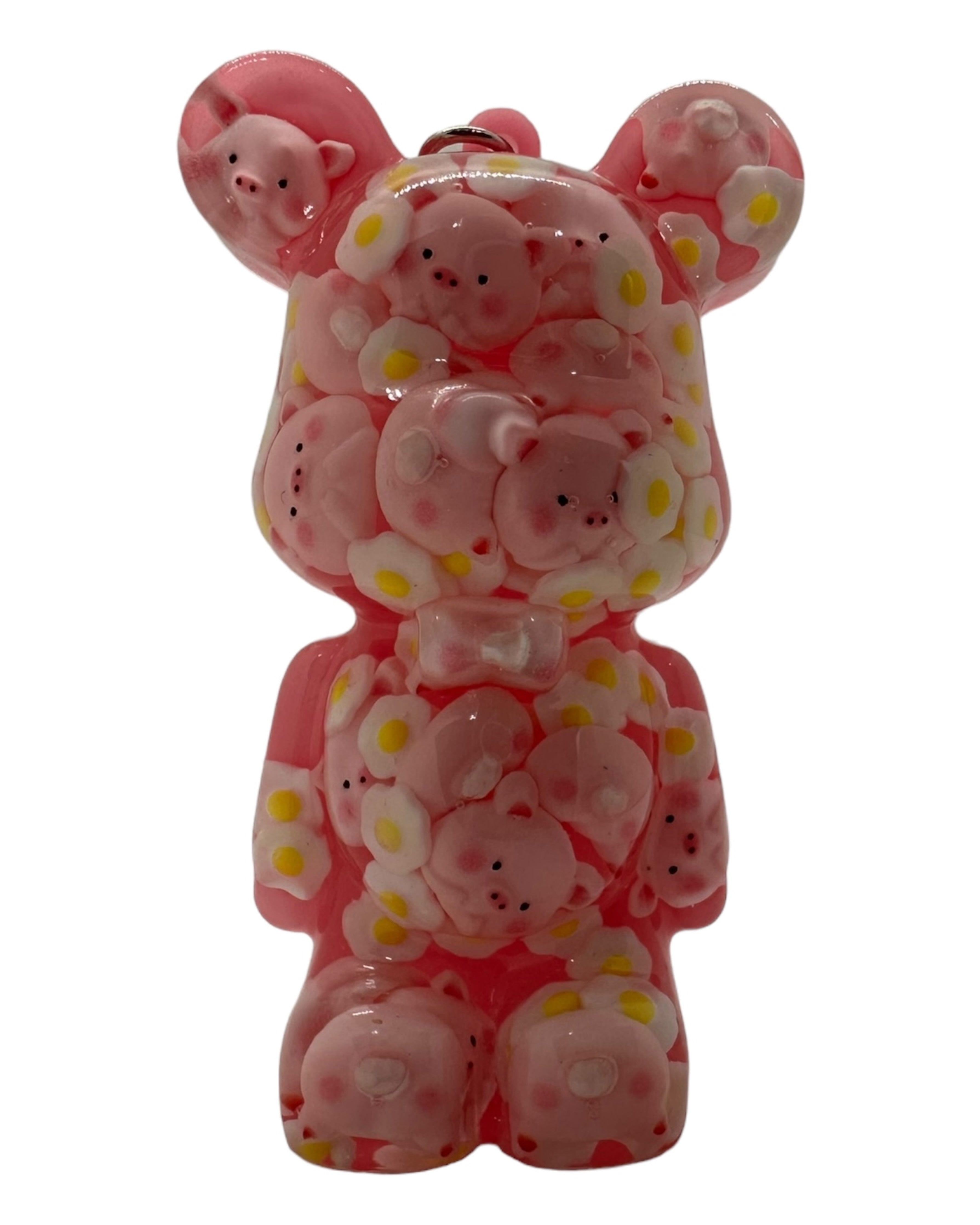 porte clés teddy'z lolie résine epoxy