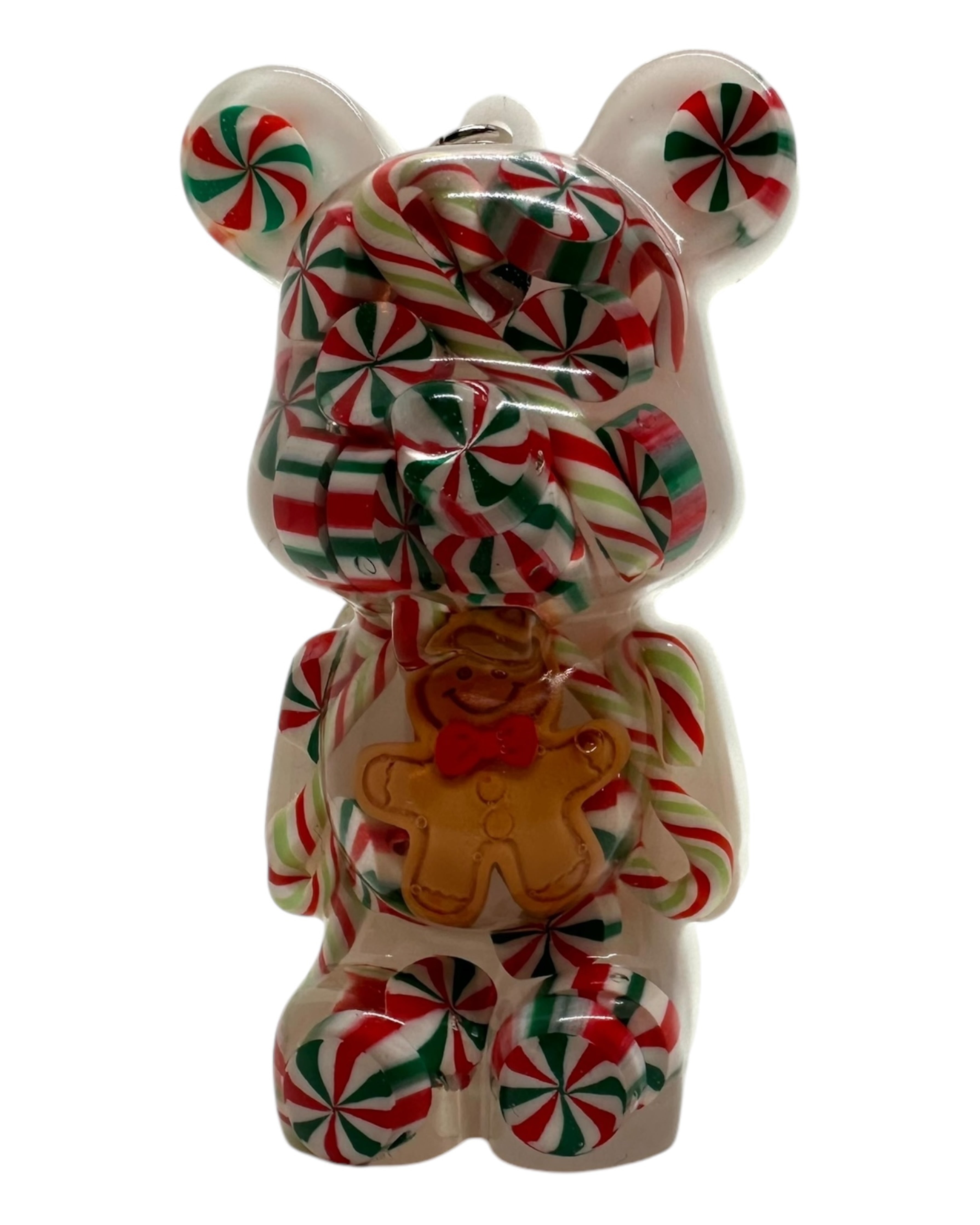 Porte clés Teddy'z Lolie'z en résine epoxy Noël