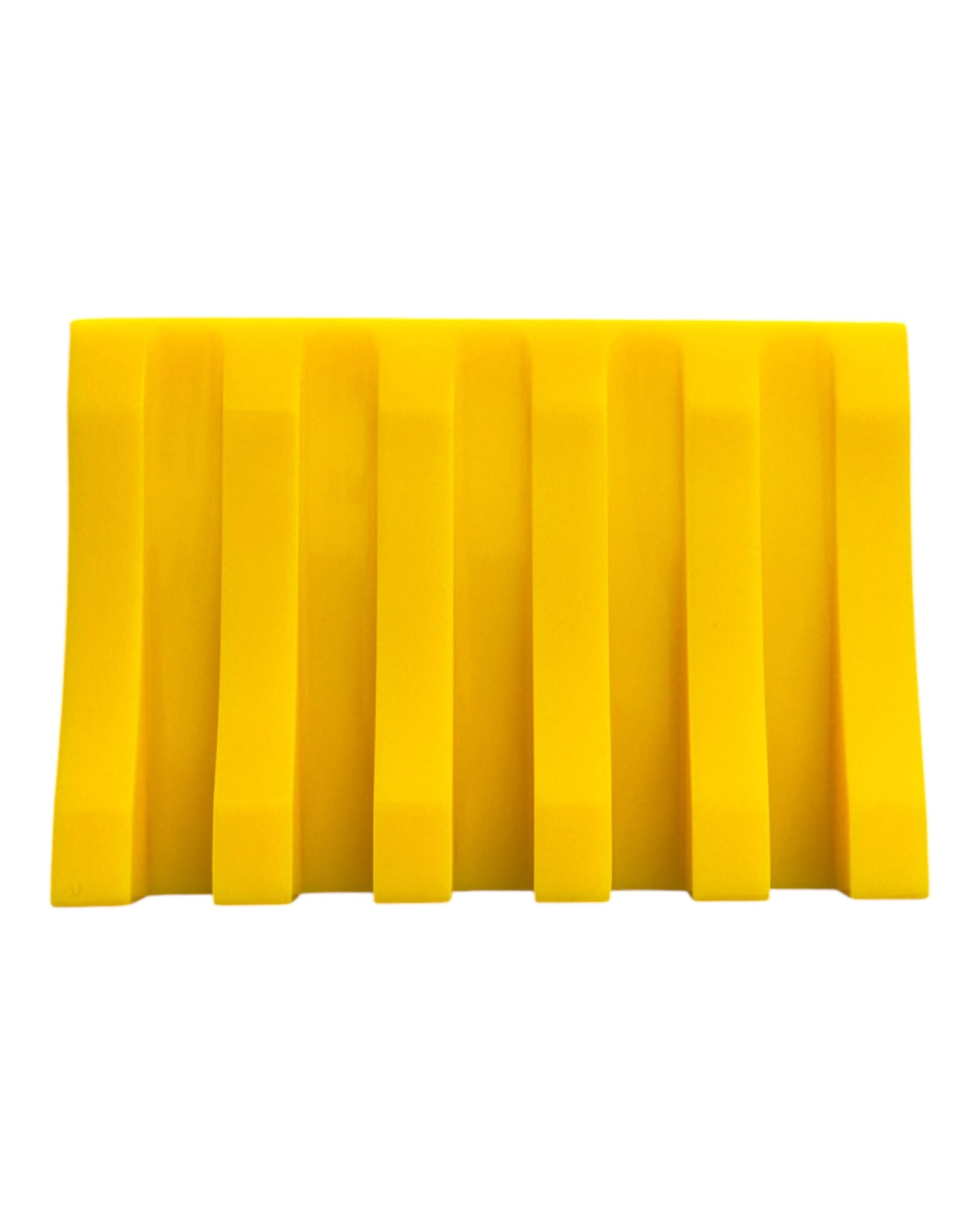 Accessoire de salle de bain Pop Soap fait main en résine époxy avec reliefs modernes et finition brillante.

