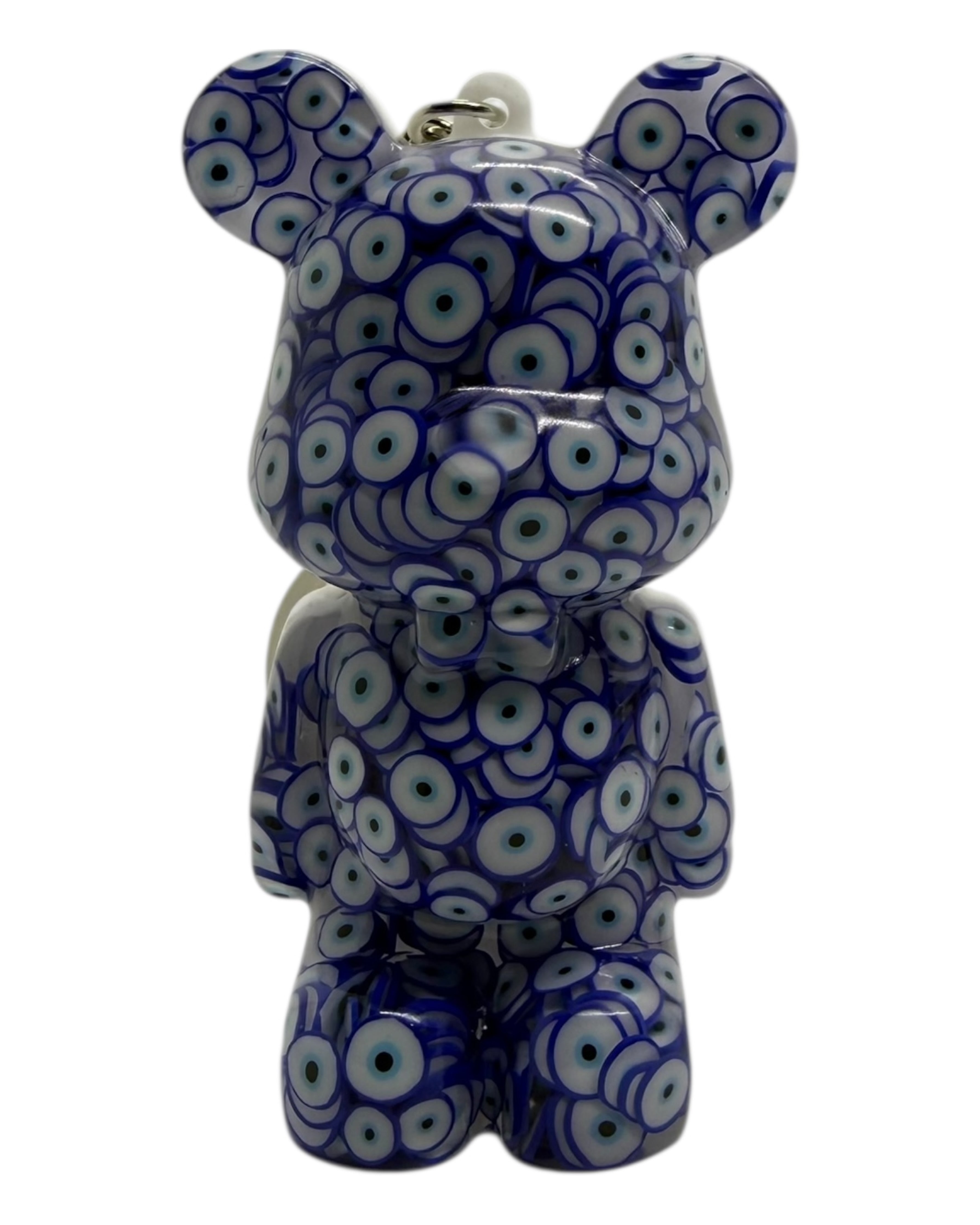 Teddy’z Talisman porte cles en resine artisanale avec symboles protecteurs, creation originale a accrocher au quotidien.