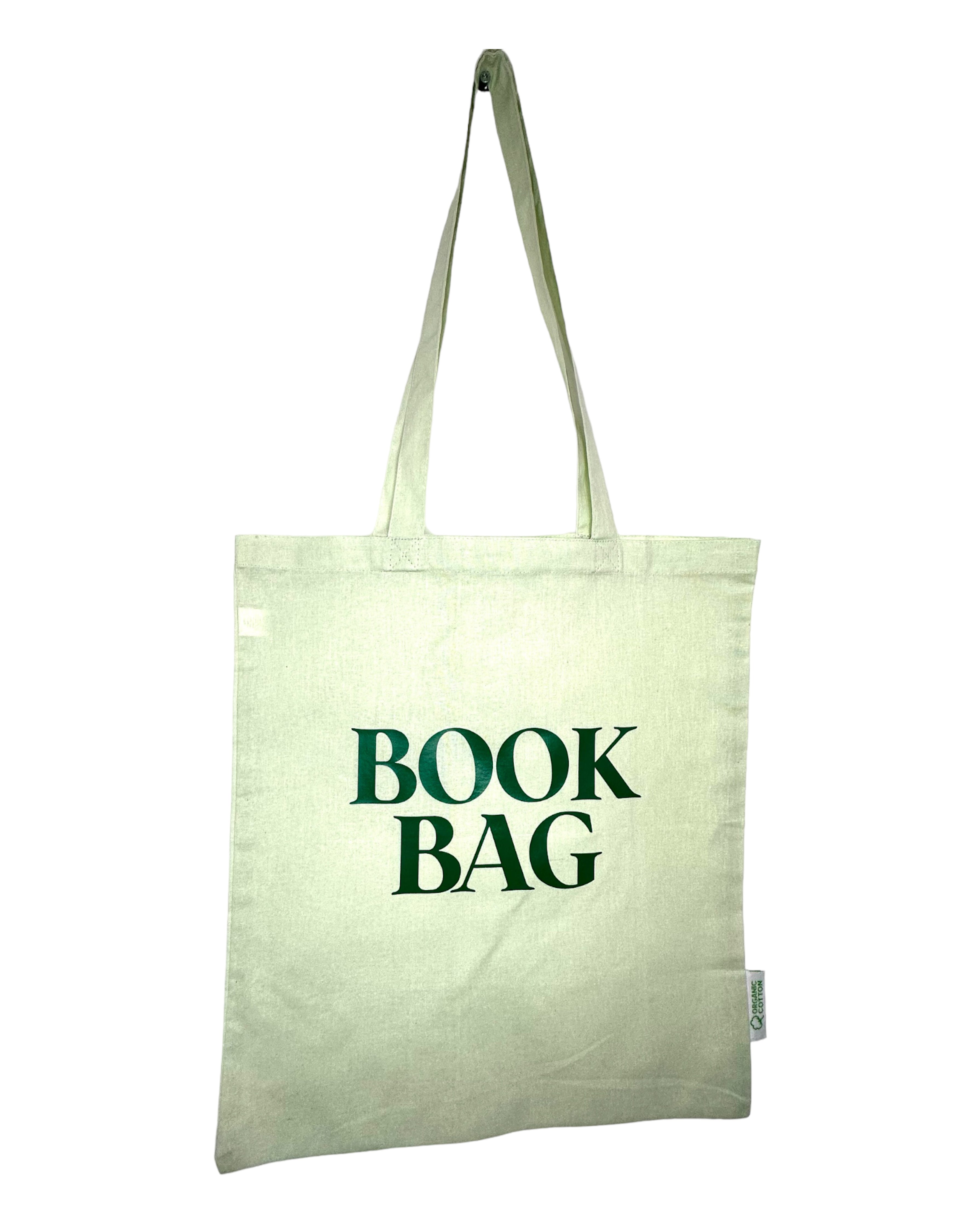 Book bag vert clair Lolie'z, sac lecture