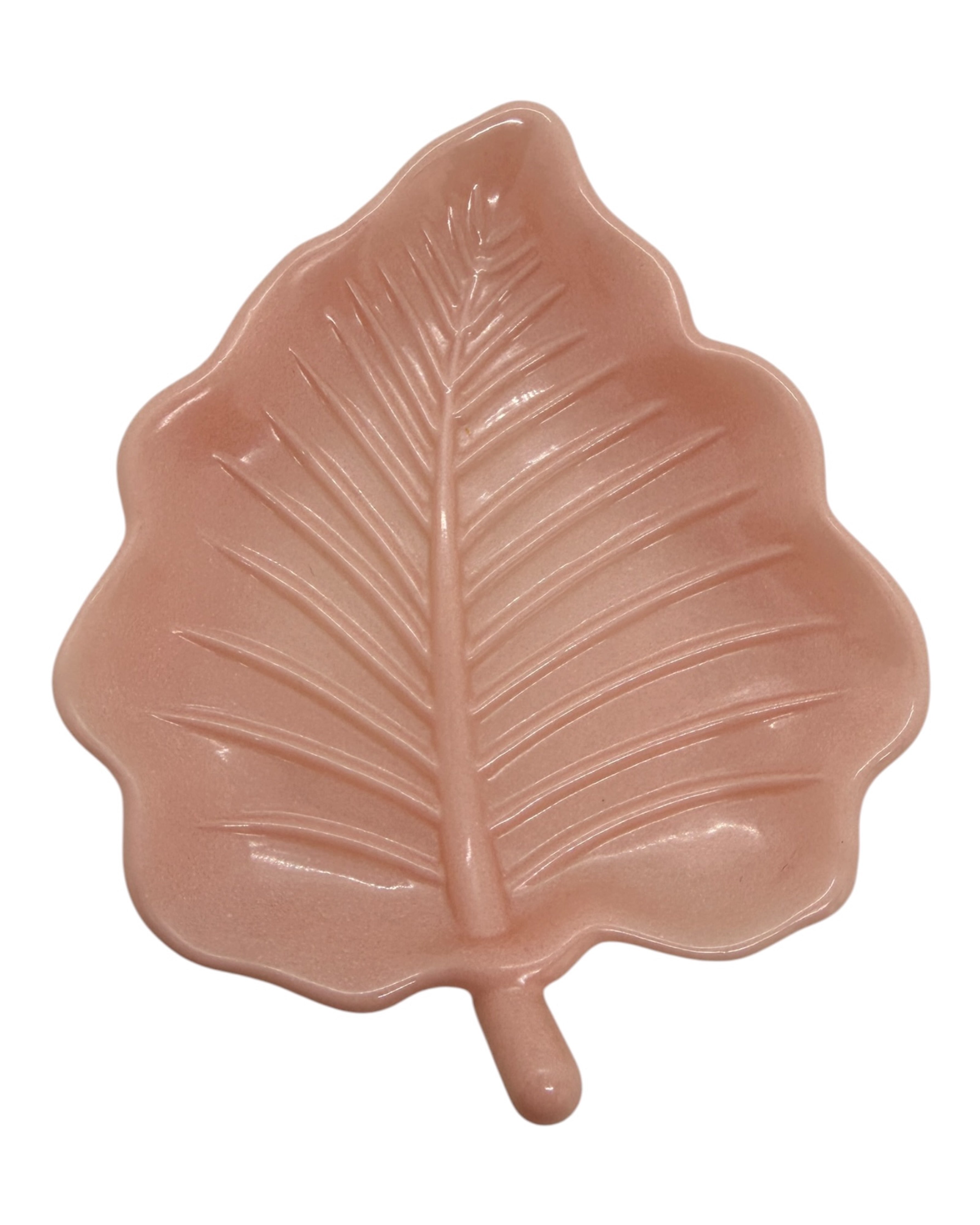 Vide-poche en forme de feuille en résine époxy, objet décoratif fait main pour ranger bijoux, clés et petits objets avec un style cute et moderne. Lolie'z